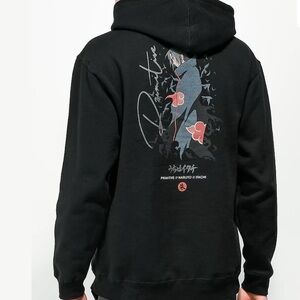 Classic Black Hoodie with Front Logo